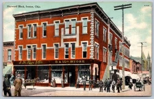 K27/ Ironton Ohio Postcard c1910 Hayward Block 5n10 Store  80