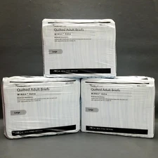 HUGE LOT Cardinal Health Quilted Adult Briefs Moderate Sz Large 3 Packs of 18