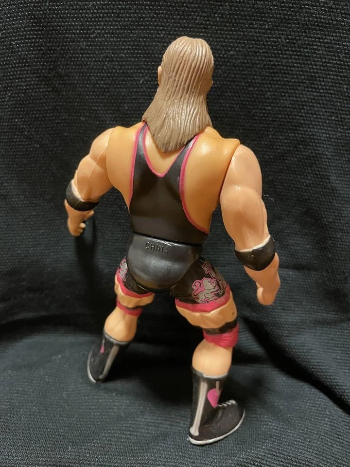 Figura de lucha libre profesional Owen Hart WWE Jakks Pacific usada sin caja Foto 2 de 2