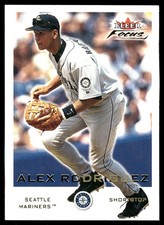 Alex Rodriguez 2001 Fleer Focus #70 Seattle Mariners FREE SHIPPING AutographDen