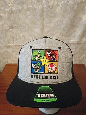 Super Mario Youth Snapback Hat, One Size Fits Most