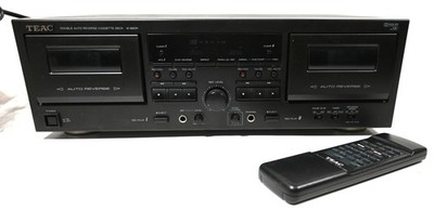 TEAC W-890R Double Auto Reverse Cassette Deck w/ Remote Control | eBay