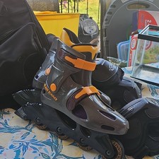 Blade Runner Discovery 3000 Inline Skates Men's Size 8 Gray/Orange