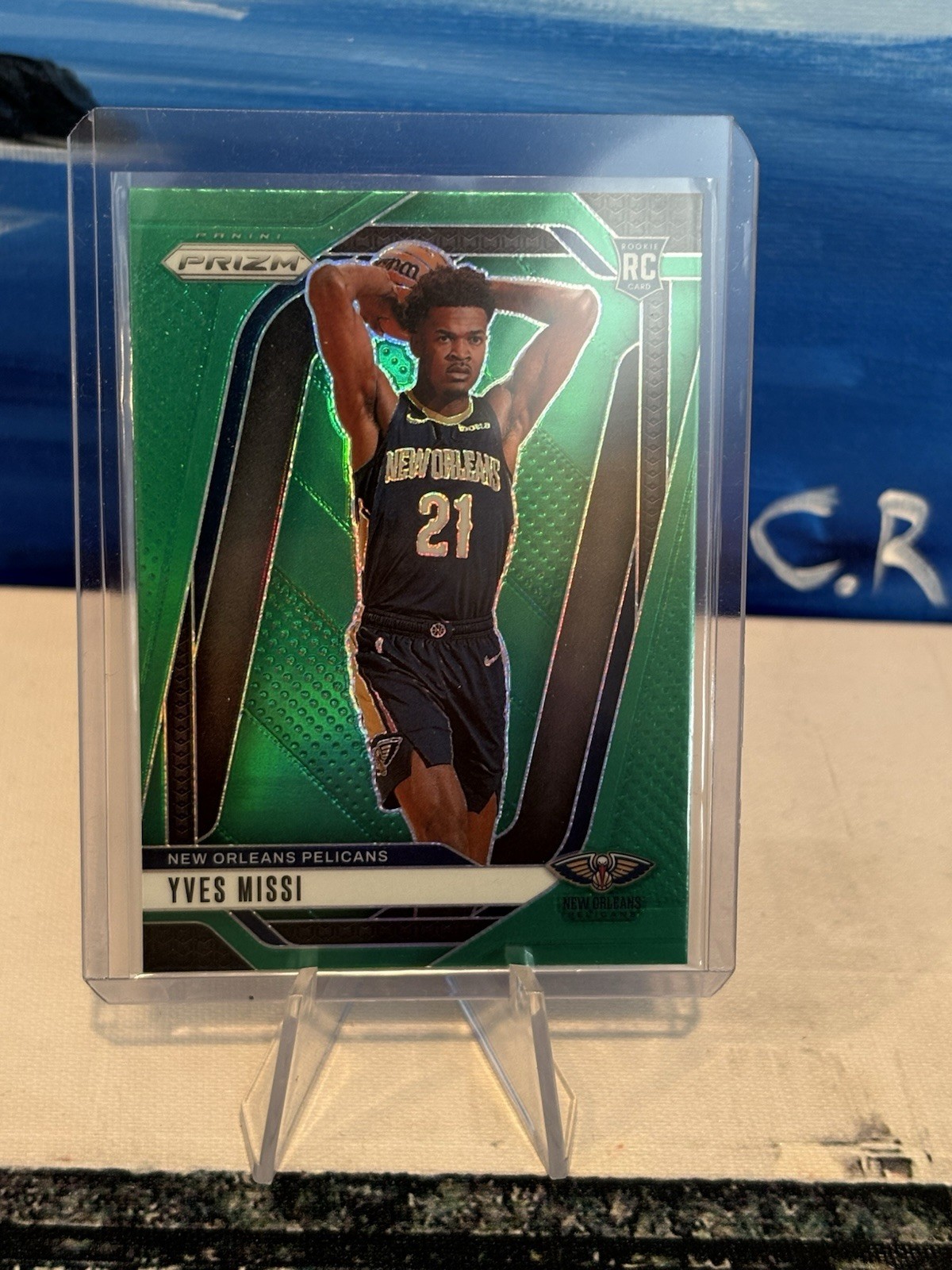 YVES MISSI 2024-25 Panini Prizm Green Prizm #233 Pelicans