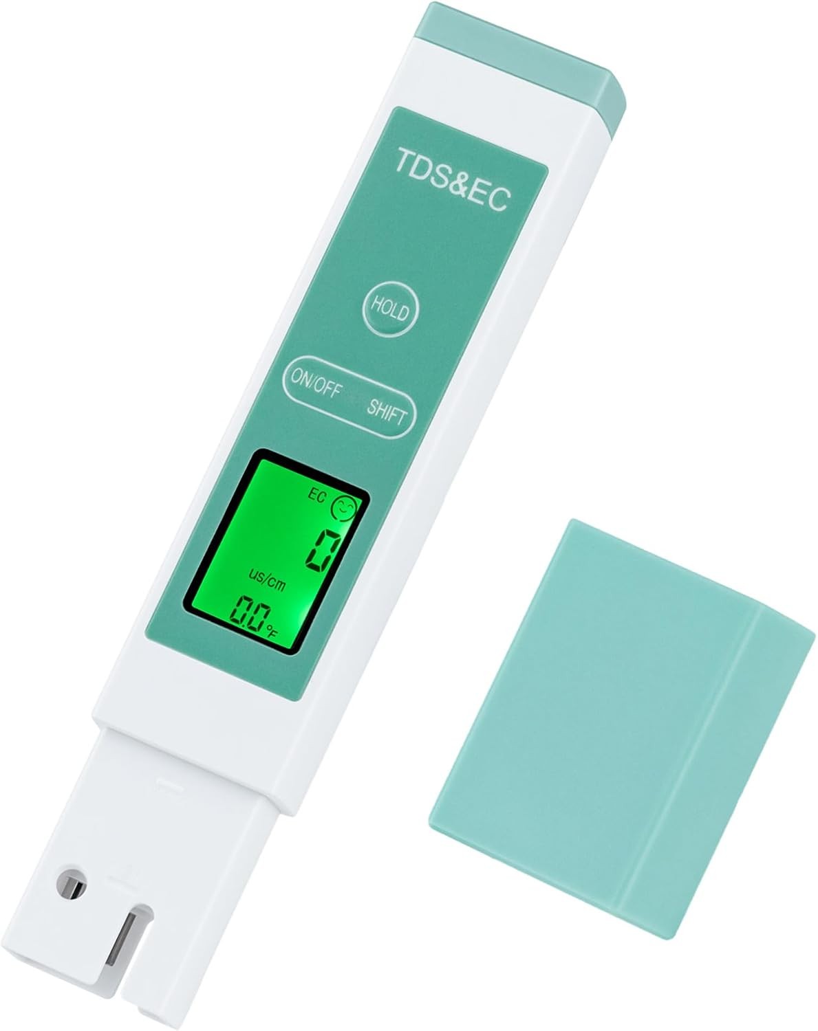 4-in-1 TDS Meter Digital Water Quality Tester EC Temp Backlit 0-9990 ppm for