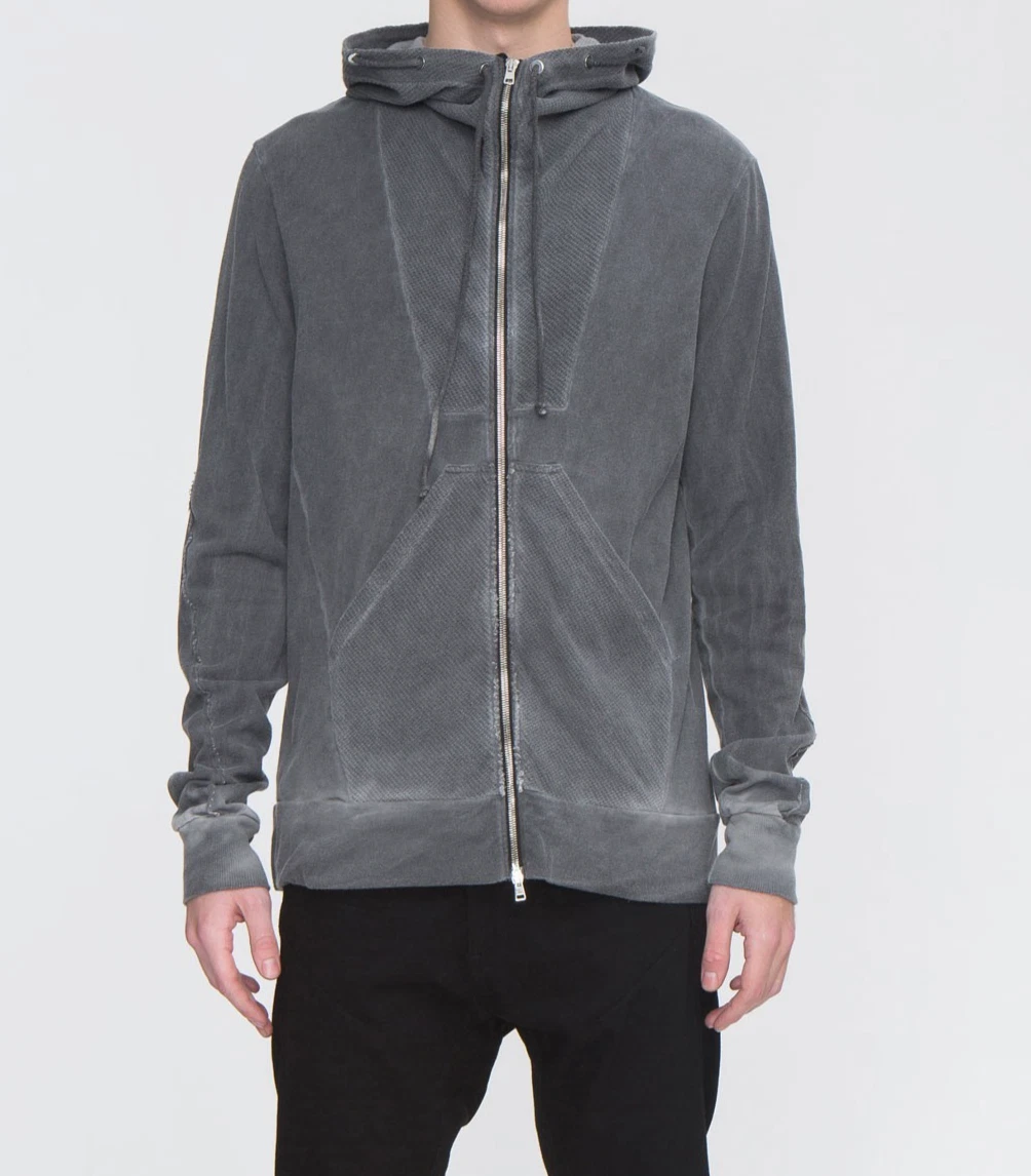 LOST & FOUND RIA DUNN ZIP HOODIE JACKET SWEATER, SZ M (loose fit) - product detail image 1