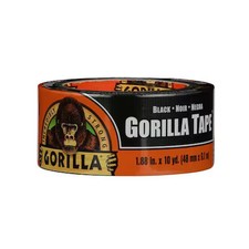 Gorilla Glue 105631 Duct Tape, Black, 10 Yd L, 1-7/8 In W