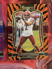 2025 Panini Select Marshon Lattimore Tiger Stripe Prizm SSP