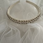 Girls First Communion Veil Beaded Headband 24” — photo 4