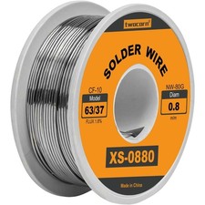 63/37 Solder Wire, high Purity no-wash tin-Lead Rosin cored Wire with 1.8 Flux