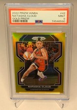 2022 Panini Prizm Natasha Cloud Gold Prizm /10 PSA 9