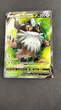 Carta Pokemon Galarian Perrserker V 183/196 Ultra Rara Origine Perduta Holo