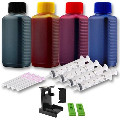 400ml Drucker Tinte Nachfüllset für HP Deskjet plus 4122 4130 4132 4140 4152
