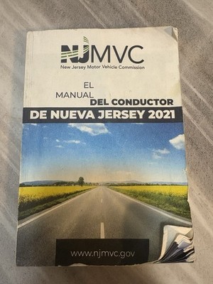Nueva Jersey Driver's Manual 2021 Spanish Edition