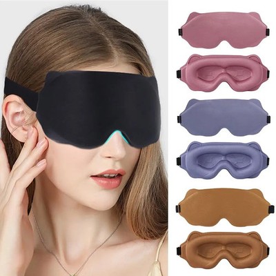 Eye Covers Sleeping Eye Mask Aid Block Out Light Padded Useful Home Supplies Soi