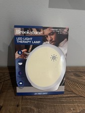 Brookstone Led Light Theraphy Lamp. UV Free. Portable