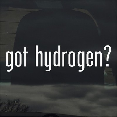 Got Hydrogen? Vinyl Sticker Decal Scientific Periodic Table of Chemical Elements