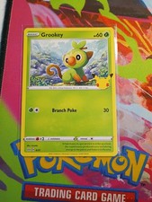 grookey pokemon card mcdonalds Pokemon Grookey Scorbunny Sobble - 25th Anniversary McDonald's Exclusive  Promo Lot main image 1
