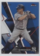 2018 Topps Finest Blue Refractor 44/150 Brett Gardner #96 1b8