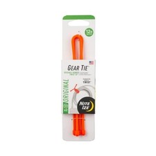 Nite Ize Twist Gear Tie 12" in. 2 Pack, Orange