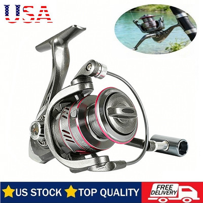 Spinning Fishing Reel 2000-7000 Series Metal Fishing Reel 5.2:1 Max Drag 26LB US