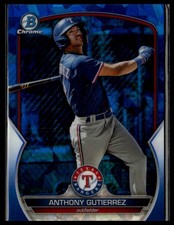 2023 Bowman Chrome Sapphire #BCP-166 Anthony Gutierrez