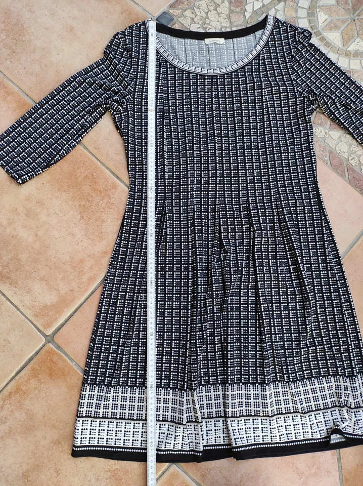 Max Studio Kleid Etuikleid Tunika Long Bluse Blusenkleid L  40 42 Polka Dot Top - Bild 4 von 4