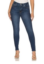 Good American Good Legs Skinny Jeans Women s 10/30 Dark Wash Blue Stretch Denim