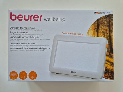 BEURER Tageslichtlampe TL 20 LED-Technik 10.000 LUX Lichttherapie 6000 K