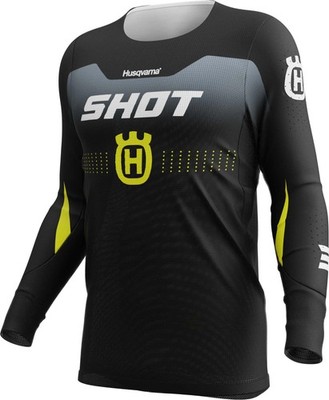 Shot Aerolite HVA Motocross Jersey, blau, S
