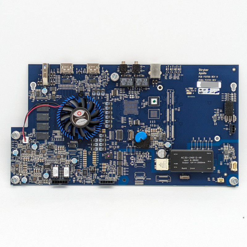 Stryker Apollo Printed Circuit Board (VJ250400701) PCBA P31701 REV