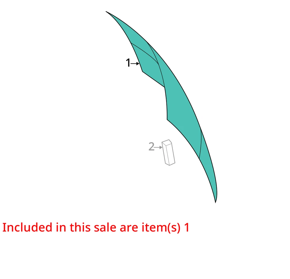 (LOCAL PICKUP ONLY) Back Glass Heated Fits 09-14 ROUTAN 6755448 - Imagem 3 de 4