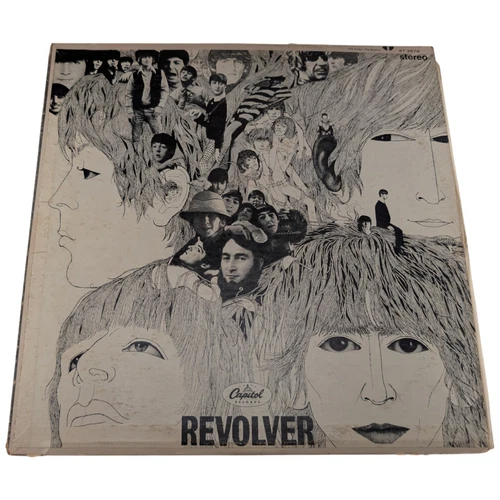 The Beatles Revolver LP US Capitol ST-2576 11 Track Jacksonville EX/VG 1st Press