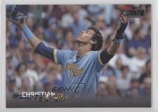 2023 Topps Stadium Club Black Foil Christian Yelich #121 1az7
