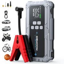 8000A KFZ Auto Starthilfe Powerbank Booster Batterie mit Luftpumpe Kompressor