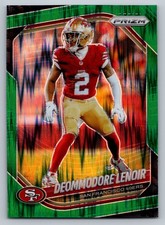 2025 Panini Prizm #281 Deommodore Lenoir Green Flash