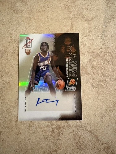 2025 Topps Signature Rasheer Fleming Base (RAW)