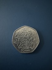 1998 Royal mint 50p coin celebrating EU membership 1973-1998 in good condition.