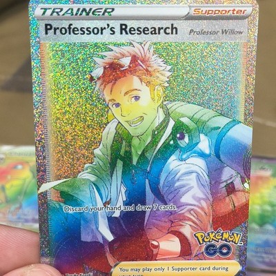 Pokemon TCG Professor's Research 084/078 Secret Rare Full Art Holo Pokemon GO