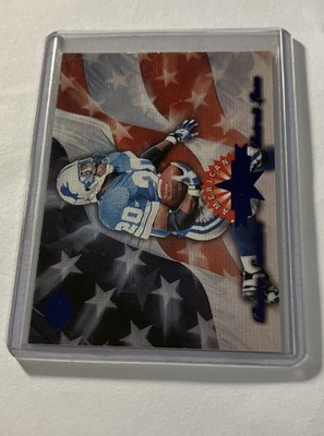 1996 Leaf - American All-Stars Barry Sanders #16 of 20, Serial #’d 1790/5000 SP