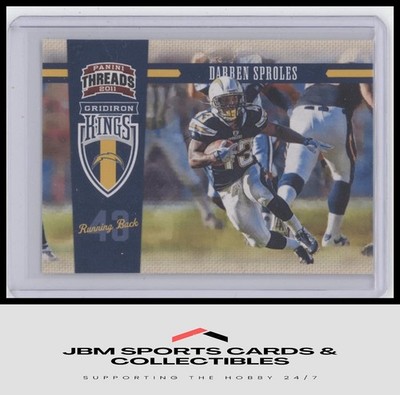 2011 Panini Threads #15 Darren Sproles Gridiron Kings