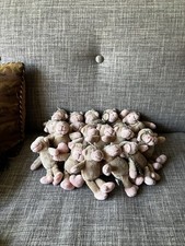 20ct 4.75” Plush Monkey Keychain Zoo Themed Party Favor
