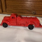 Vintage Cast Iron Fire Truck Toy - Taiwan — photo 8