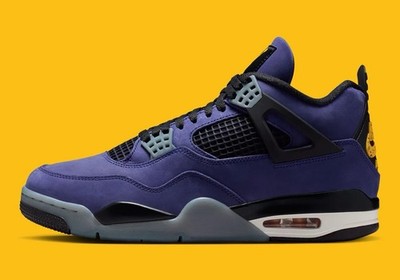 Nike Air Jordan 4 Retro Lakers Purple FV5029-500 Men's Size 6.5 Women's Size 8