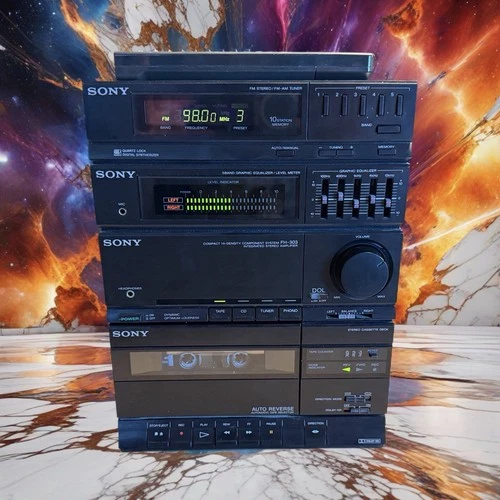 Sony FH-303 Compact High Density Component System -Tested- Excellent Amp Rare🎶