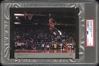 PSA 7 1988 NIKE Poster Cards Michael Jordan 1988 NBA MVP Graded NM Chicago Bulls