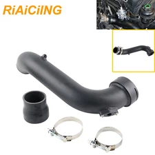Aluminum Intake Turbo Charge Pipe Black For BMW N55 135i 335i xDrive 2011-2012