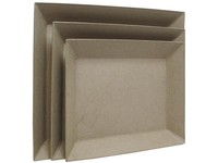 Pa Paper Mache Tray Rectangle Kraft Set/3 on sale Pa Paper Mache Tray Rectangle Kraft Set/3 on sale