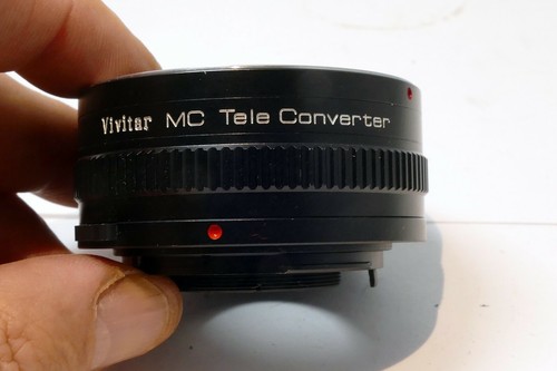 Vivitar 2X Teleconverter lens Tele-plus for Minolta MC mount manual focus - Picture 10 of 12