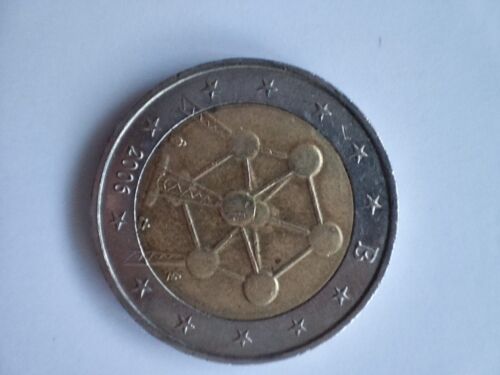 2 Euro Münze Atomium Belgien 2006 - Imagen 1 de 2